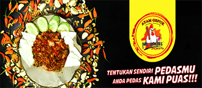 Rumah makan Ayam Gepuk Pak Gembus Cabang Cirebon