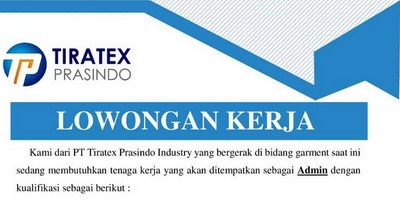 PT Tiratex Prasindo Industry