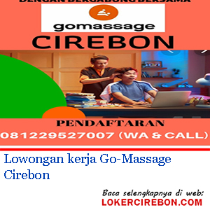 Lowongan Kerja Go-Massage Cirebon