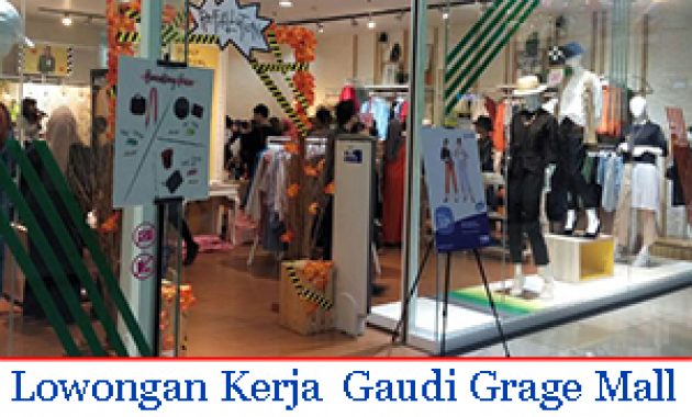 Lowongan Kerja SPG Gaudi Grage Mall Cirebon