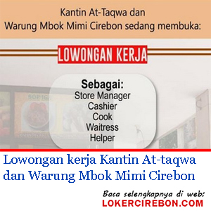 Kantin At-taqwa dan Warung Mbok Mimi Cirebon