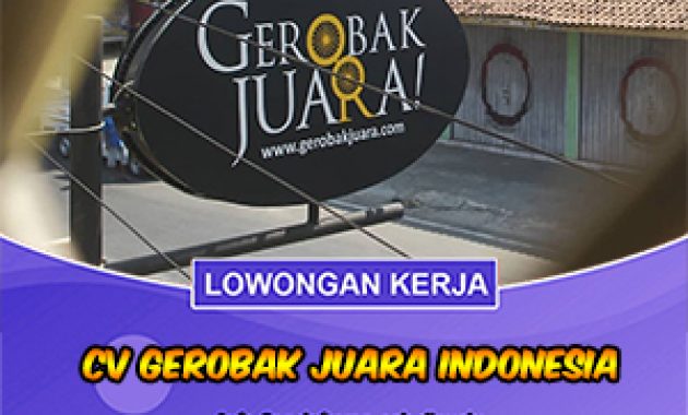 Lowongan kerja Admin Design dan Staf Produksi